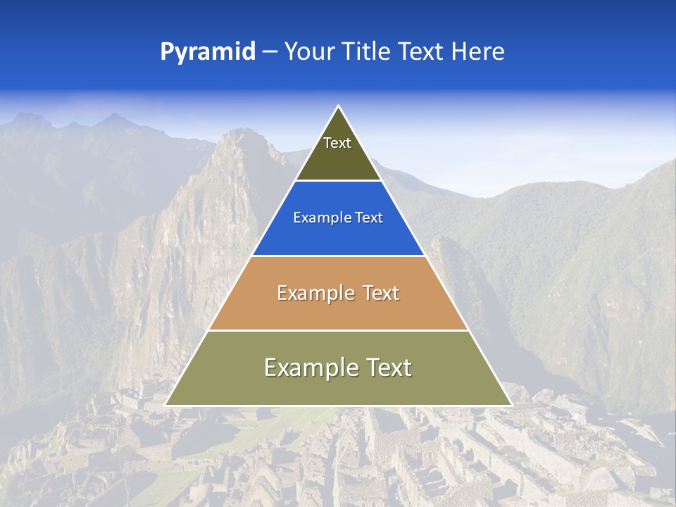 Machu Picchu In Morning Light PowerPoint Template