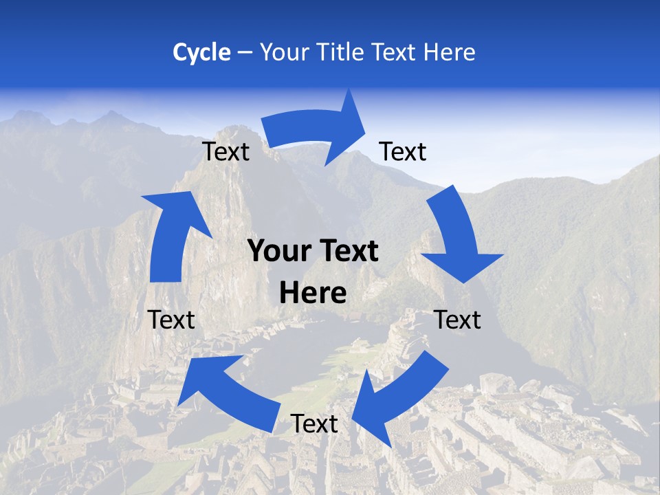 Machu Picchu In Morning Light PowerPoint Template