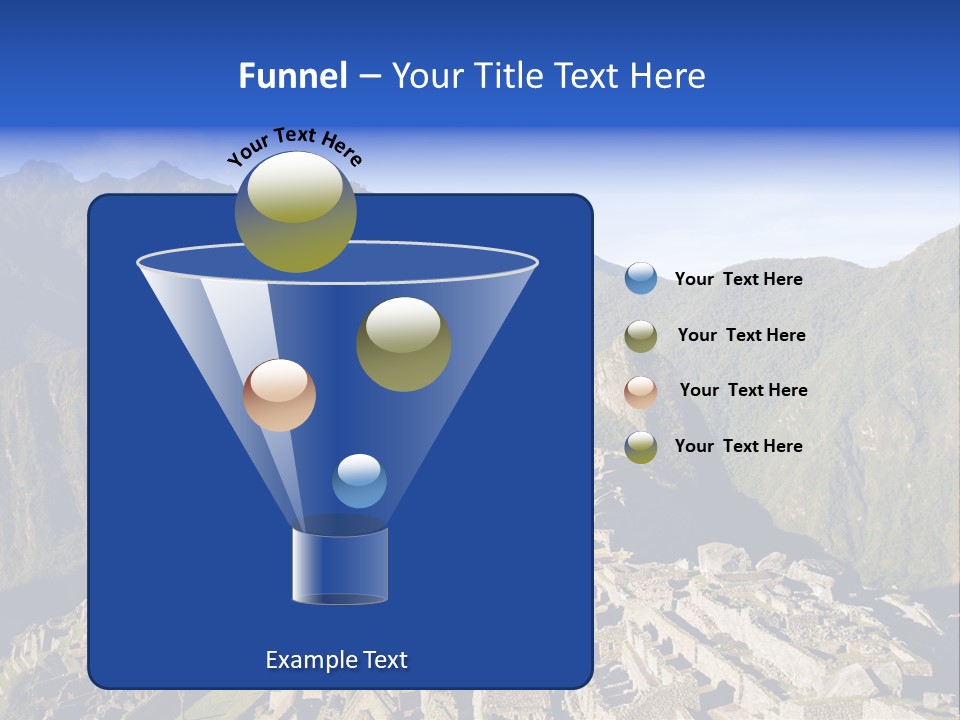 Machu Picchu In Morning Light PowerPoint Template