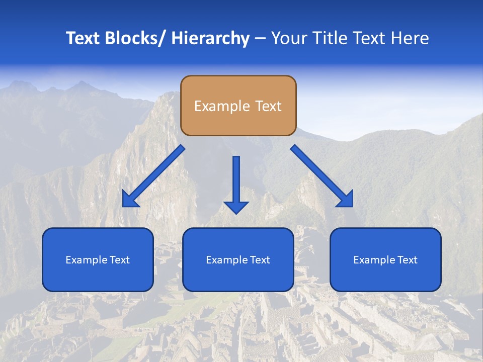 Machu Picchu In Morning Light PowerPoint Template