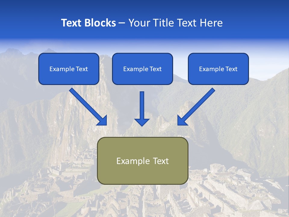 Machu Picchu In Morning Light PowerPoint Template