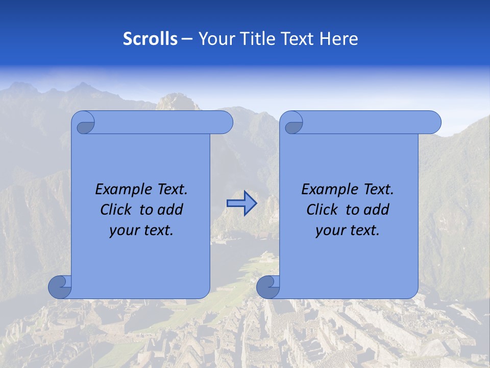 Machu Picchu In Morning Light PowerPoint Template