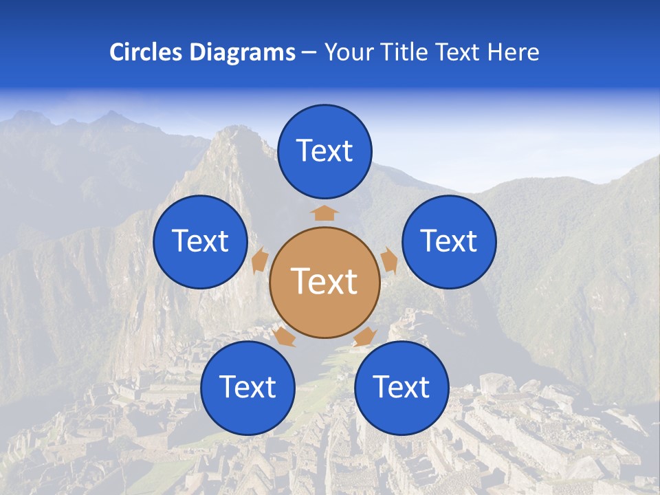 Machu Picchu In Morning Light PowerPoint Template