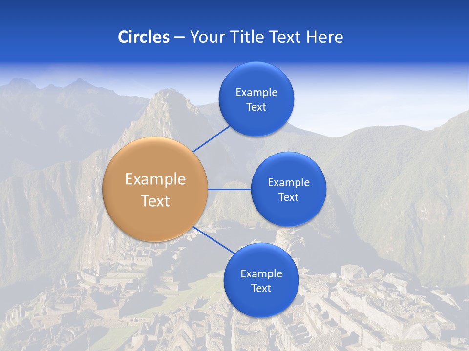 Machu Picchu In Morning Light PowerPoint Template