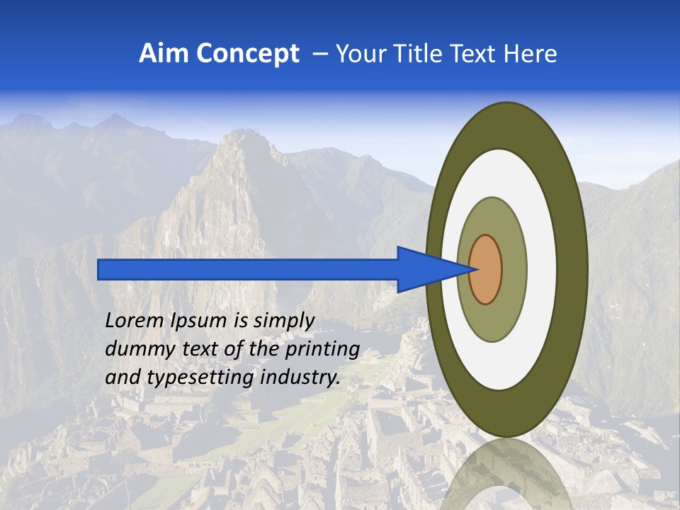 Machu Picchu In Morning Light PowerPoint Template