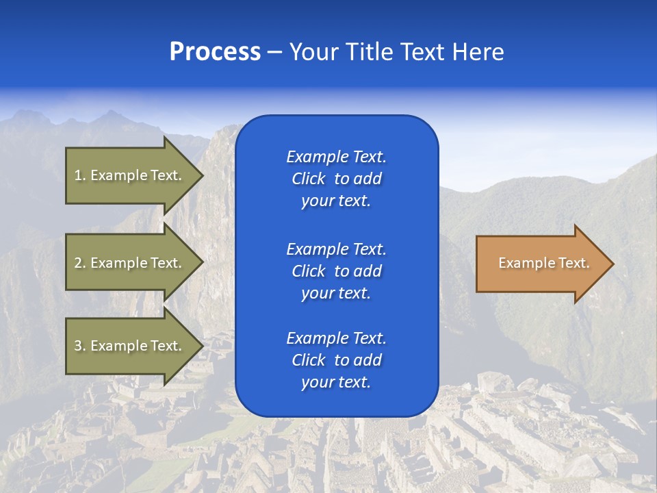 Machu Picchu In Morning Light PowerPoint Template