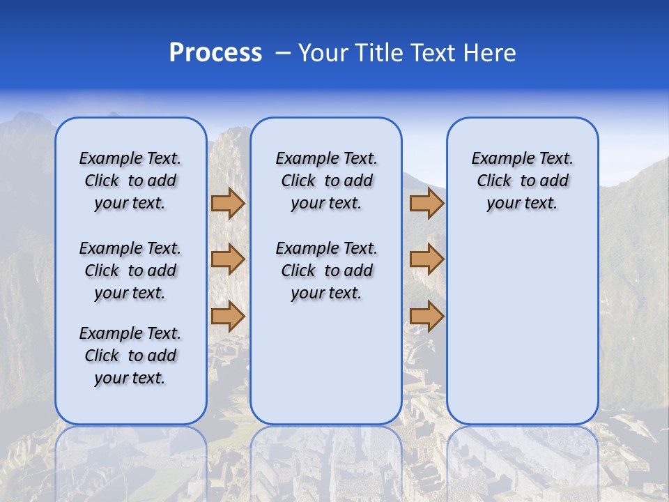 Machu Picchu In Morning Light PowerPoint Template