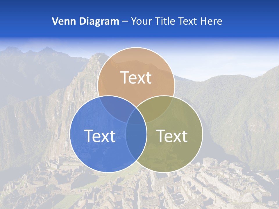 Machu Picchu In Morning Light PowerPoint Template