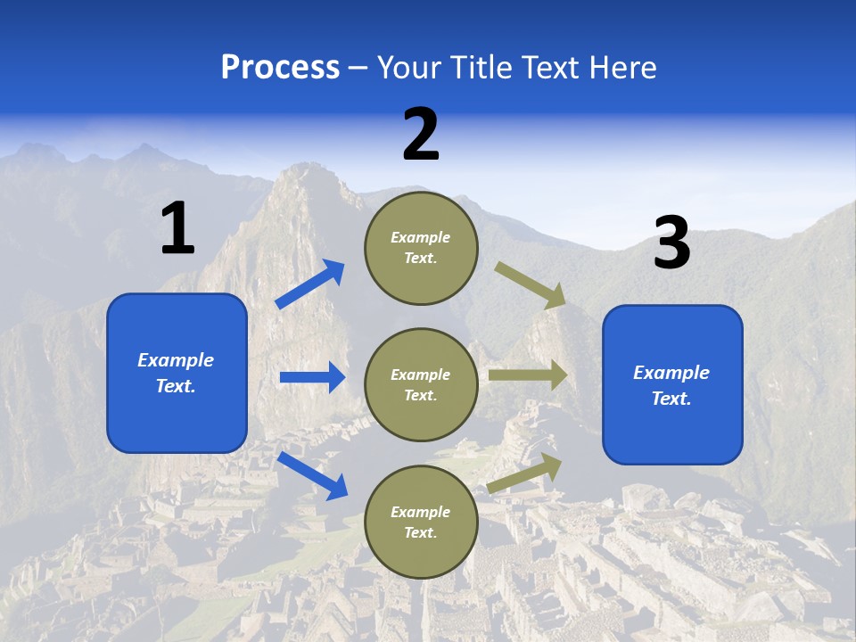 Machu Picchu In Morning Light PowerPoint Template