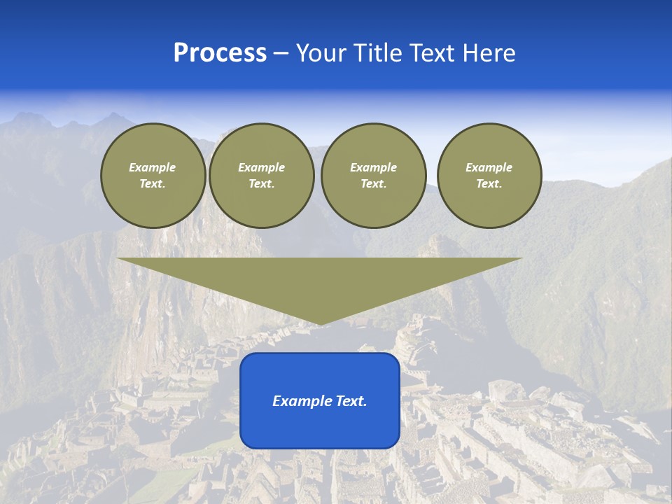Machu Picchu In Morning Light PowerPoint Template