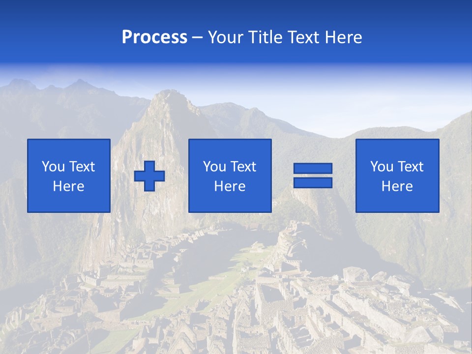 Machu Picchu In Morning Light PowerPoint Template