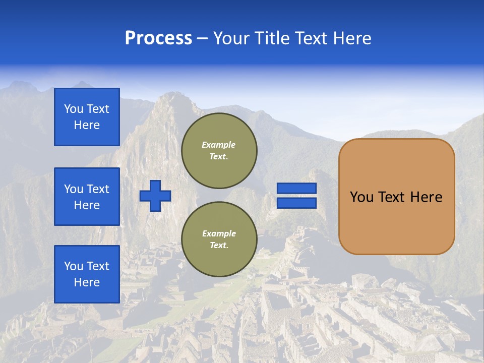 Machu Picchu In Morning Light PowerPoint Template