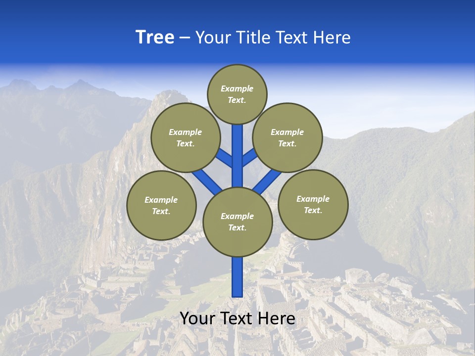 Machu Picchu In Morning Light PowerPoint Template