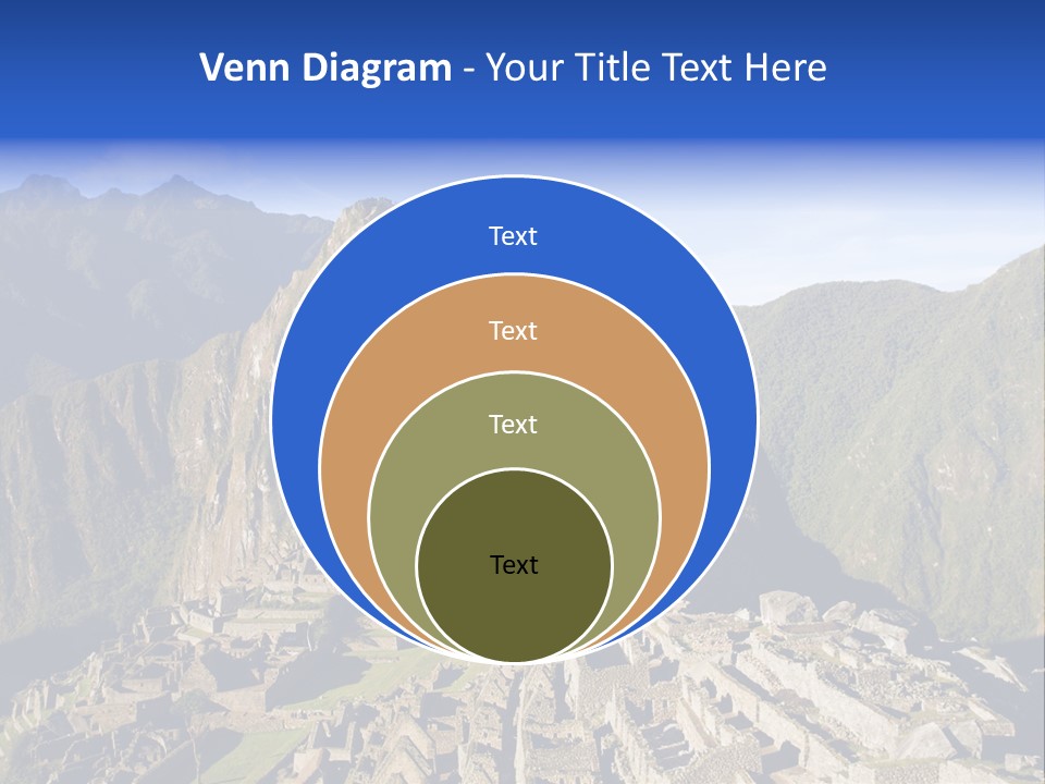 Machu Picchu In Morning Light PowerPoint Template