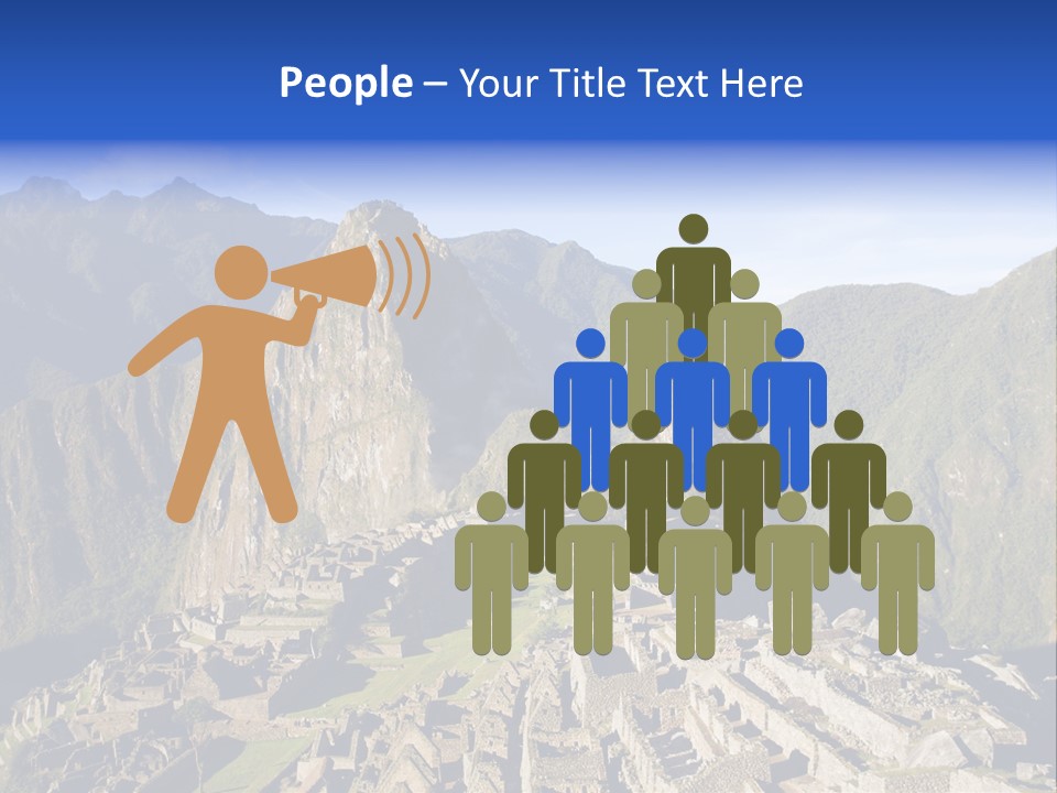 Machu Picchu In Morning Light PowerPoint Template