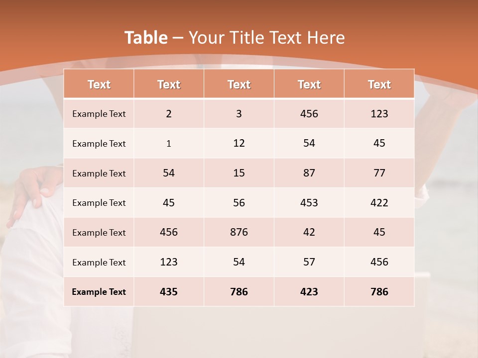 Happy Beach Couple On A Laptop During Vacation PowerPoint Template