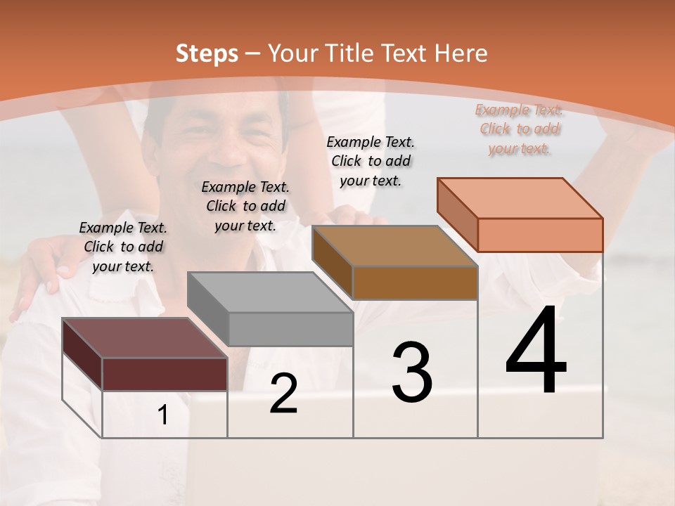 Happy Beach Couple On A Laptop During Vacation PowerPoint Template