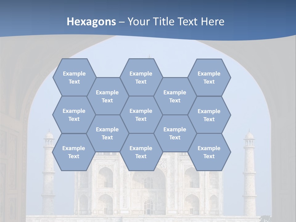 Taj Mahal (Agra, India) PowerPoint Template