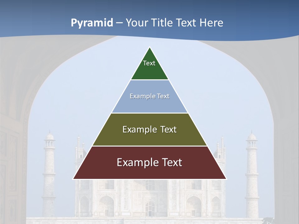Taj Mahal (Agra, India) PowerPoint Template