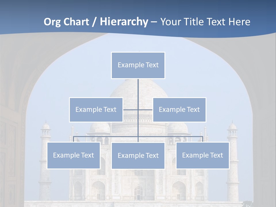 Taj Mahal (Agra, India) PowerPoint Template