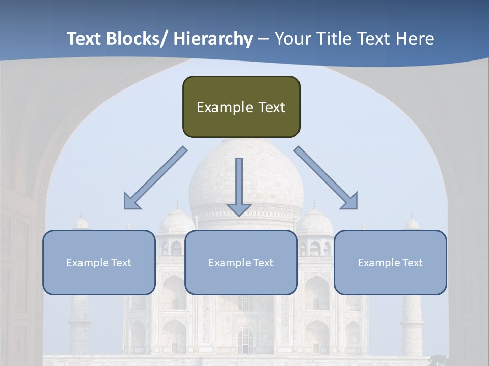 Taj Mahal (Agra, India) PowerPoint Template
