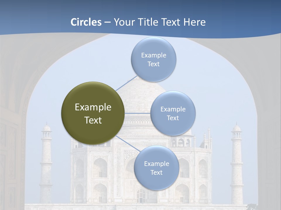 Taj Mahal (Agra, India) PowerPoint Template