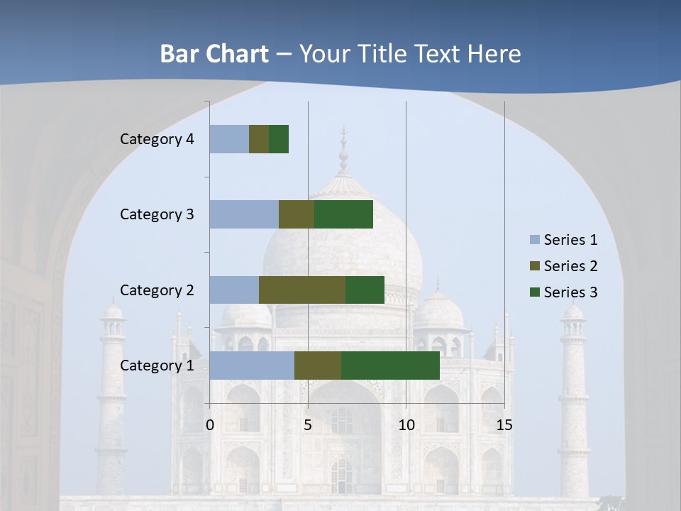 Taj Mahal (Agra, India) PowerPoint Template