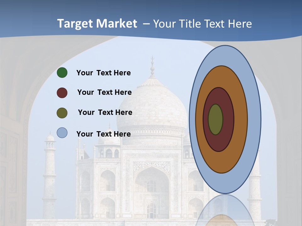 Taj Mahal (Agra, India) PowerPoint Template