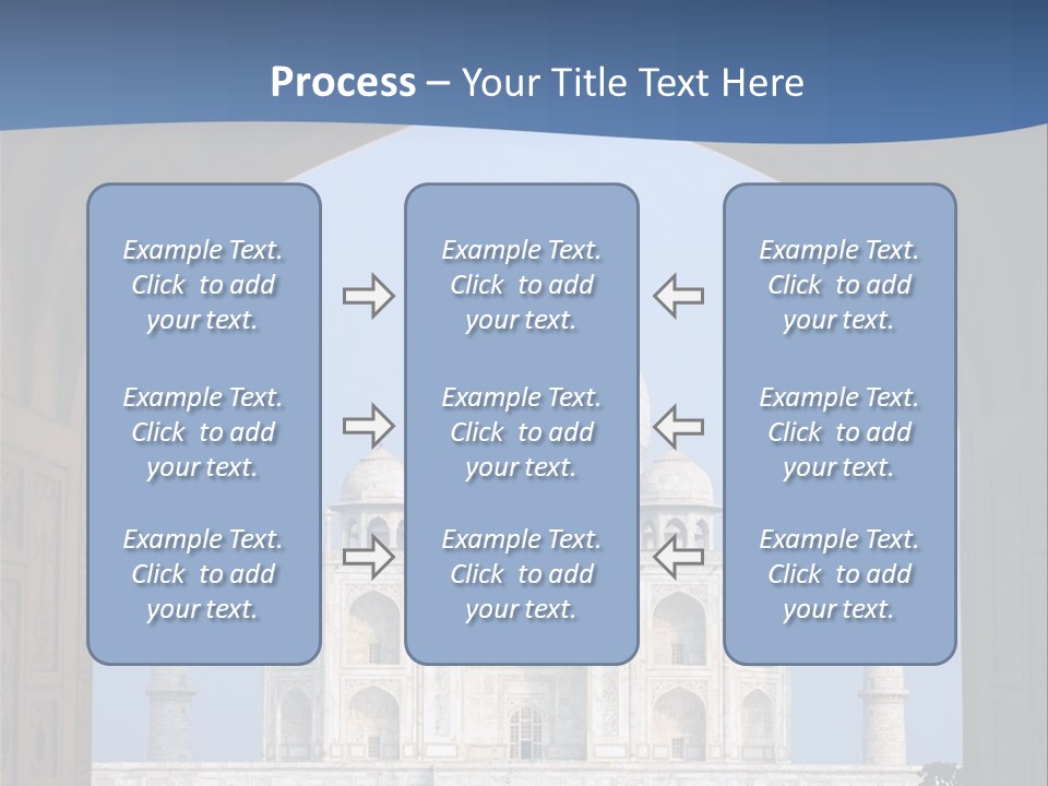 Taj Mahal (Agra, India) PowerPoint Template