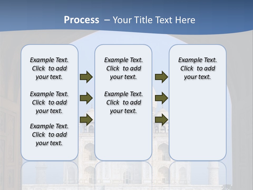 Taj Mahal (Agra, India) PowerPoint Template
