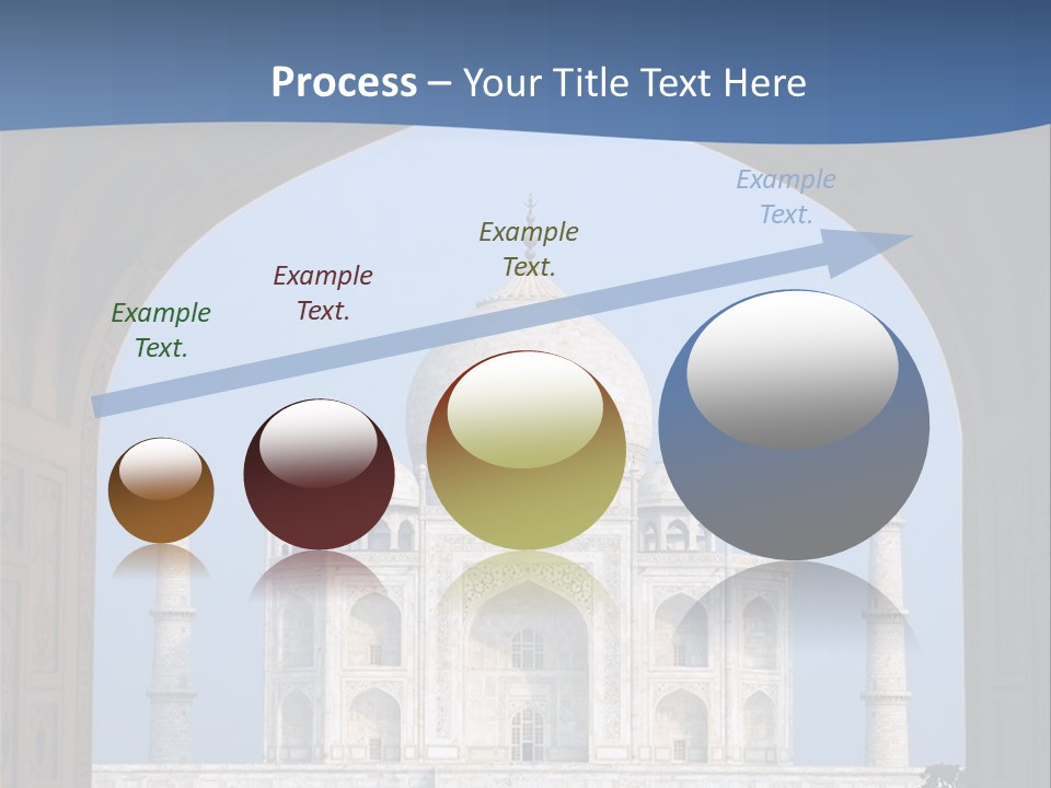 Taj Mahal (Agra, India) PowerPoint Template