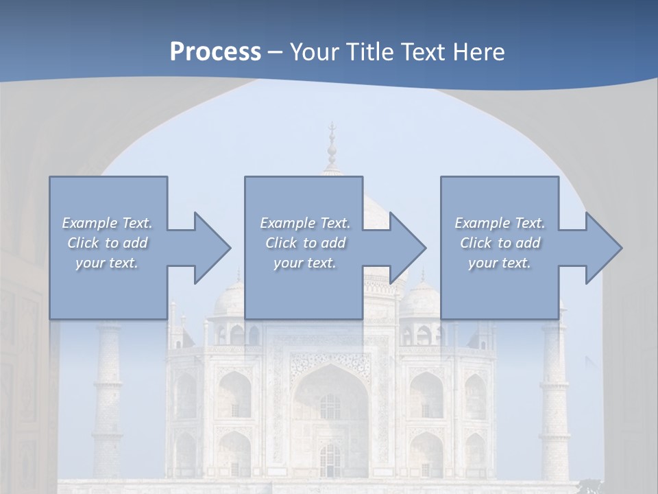 Taj Mahal (Agra, India) PowerPoint Template