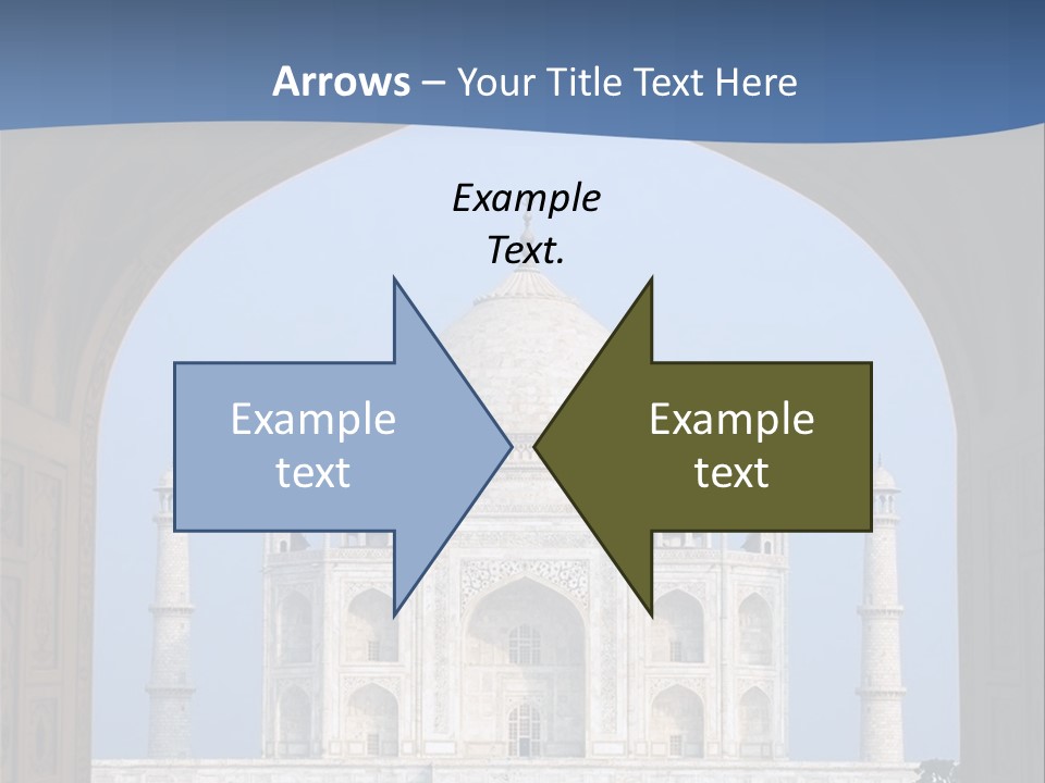 Taj Mahal (Agra, India) PowerPoint Template