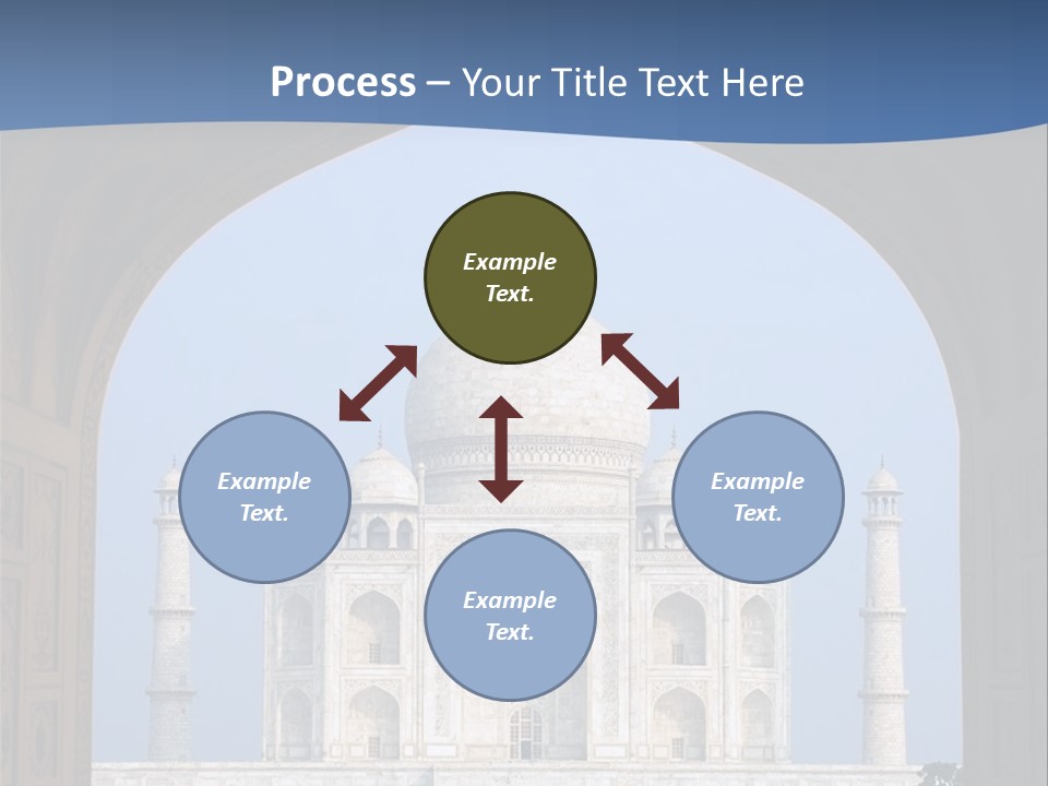 Taj Mahal (Agra, India) PowerPoint Template