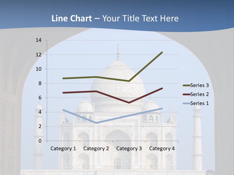 Taj Mahal (Agra, India) PowerPoint Template