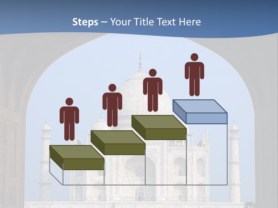 Taj Mahal (Agra, India) PowerPoint Template