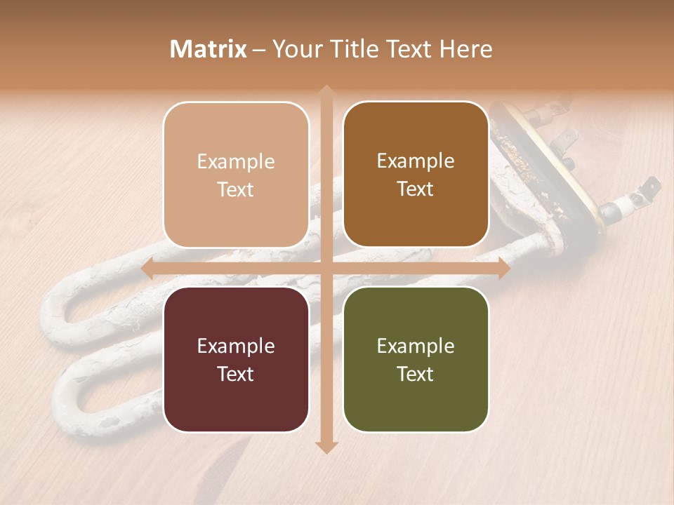 Limescale On The Heating Element For Washing Machine PowerPoint Template