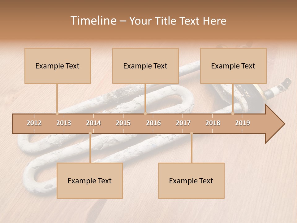 Limescale On The Heating Element For Washing Machine PowerPoint Template