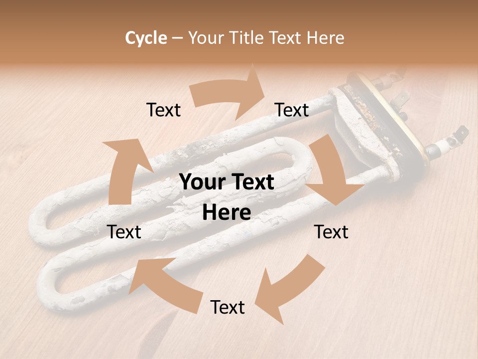 Limescale On The Heating Element For Washing Machine PowerPoint Template