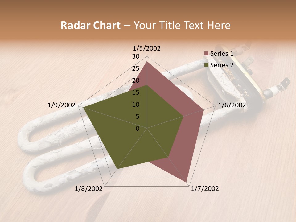 Limescale On The Heating Element For Washing Machine PowerPoint Template