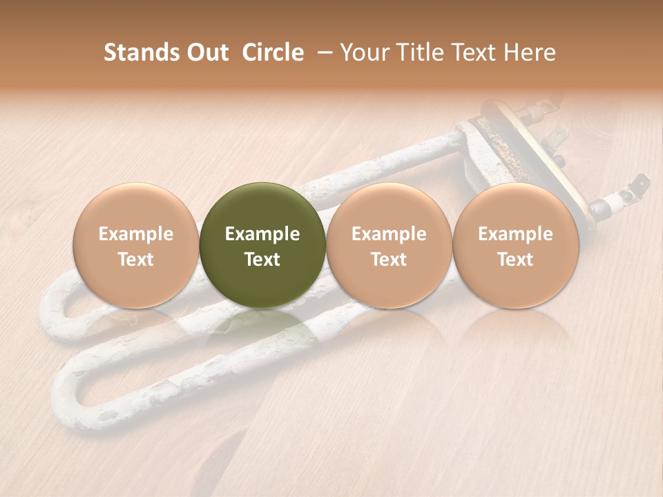 Limescale On The Heating Element For Washing Machine PowerPoint Template