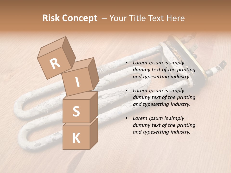 Limescale On The Heating Element For Washing Machine PowerPoint Template