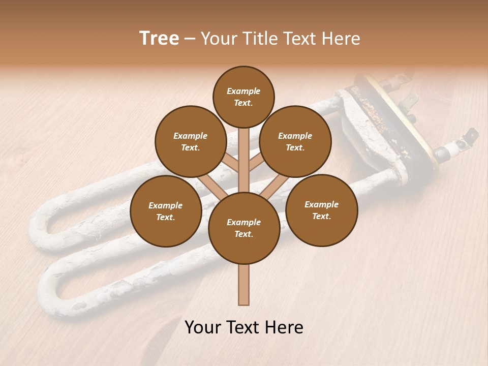 Limescale On The Heating Element For Washing Machine PowerPoint Template