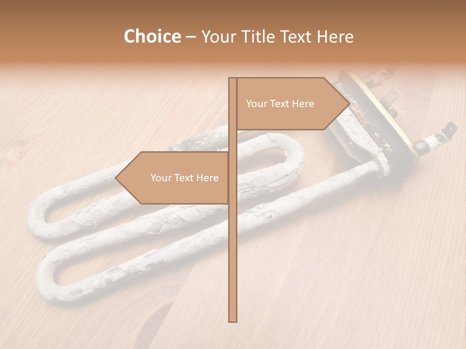 Limescale On The Heating Element For Washing Machine PowerPoint Template