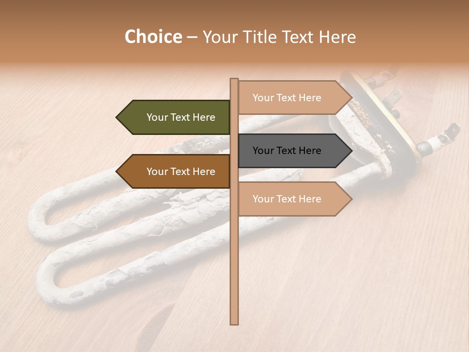 Limescale On The Heating Element For Washing Machine PowerPoint Template