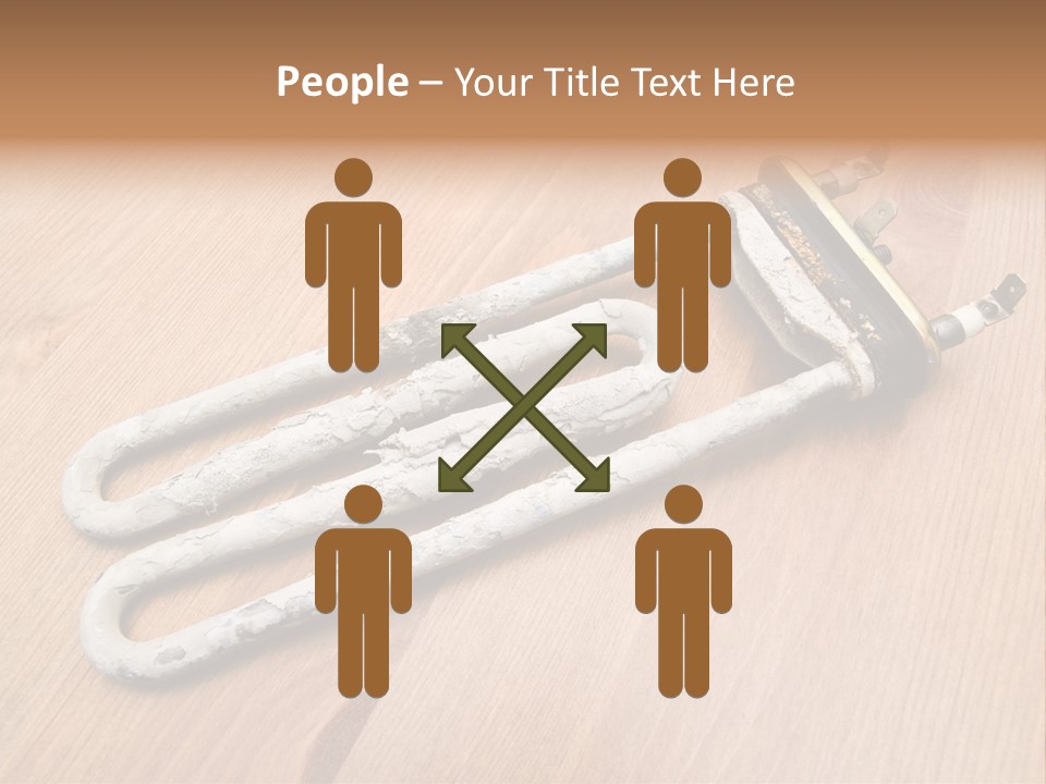 Limescale On The Heating Element For Washing Machine PowerPoint Template