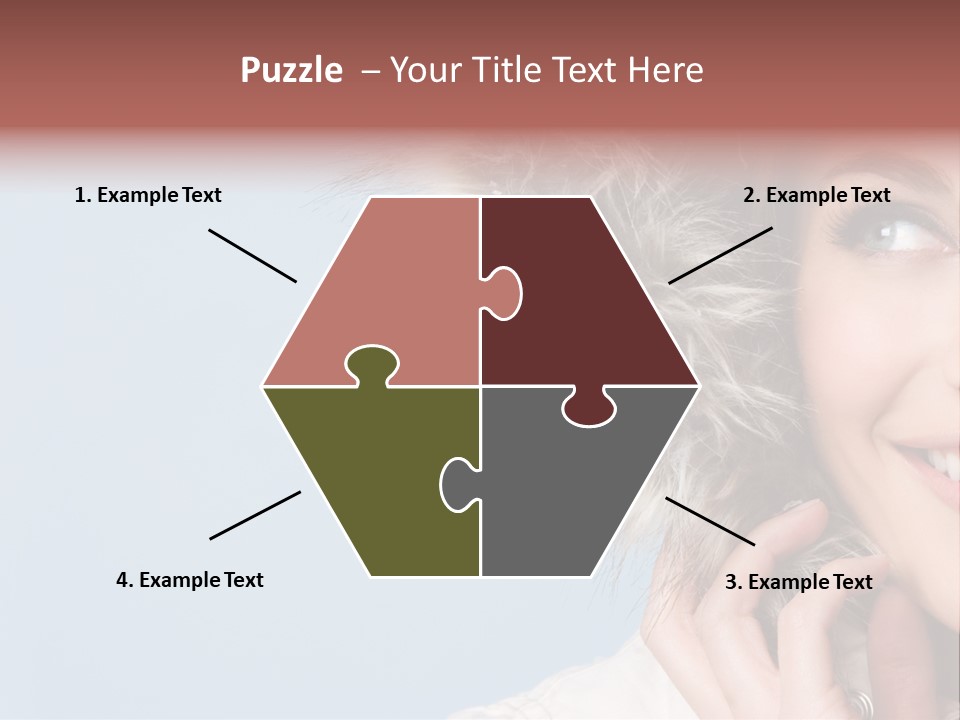 Beautiful Winter Woman PowerPoint Template