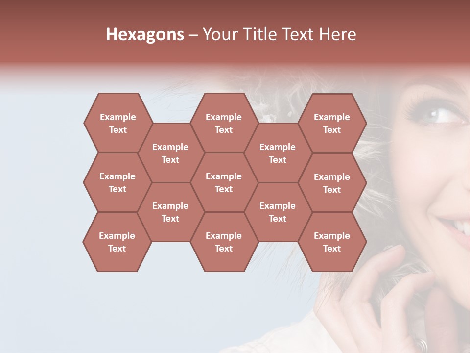 Beautiful Winter Woman PowerPoint Template