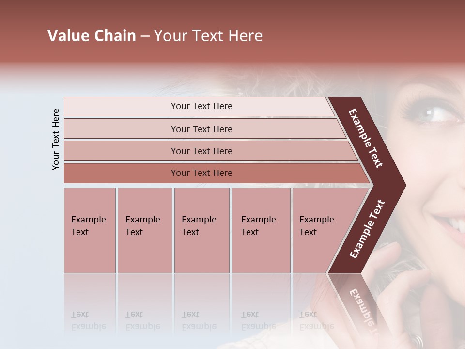 Beautiful Winter Woman PowerPoint Template