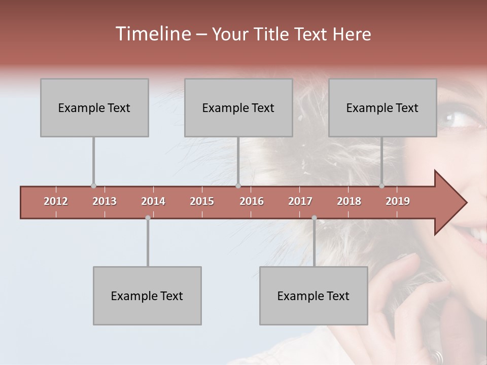 Beautiful Winter Woman PowerPoint Template